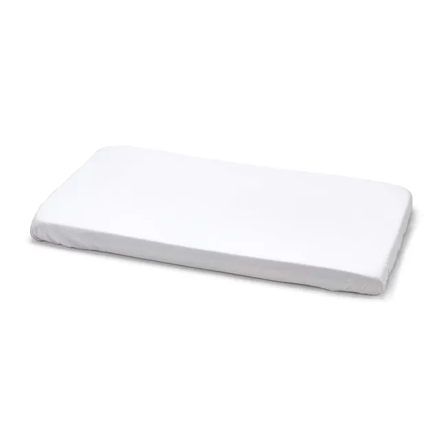 cambrass-lenzuolo-sotto-cotone-egitto-per-lettino-50x82-cm-bianco image 1