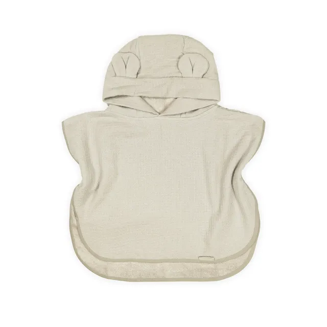 bamboom-poncho-waffle-sea-breeze-355-con-cappuccio image 1