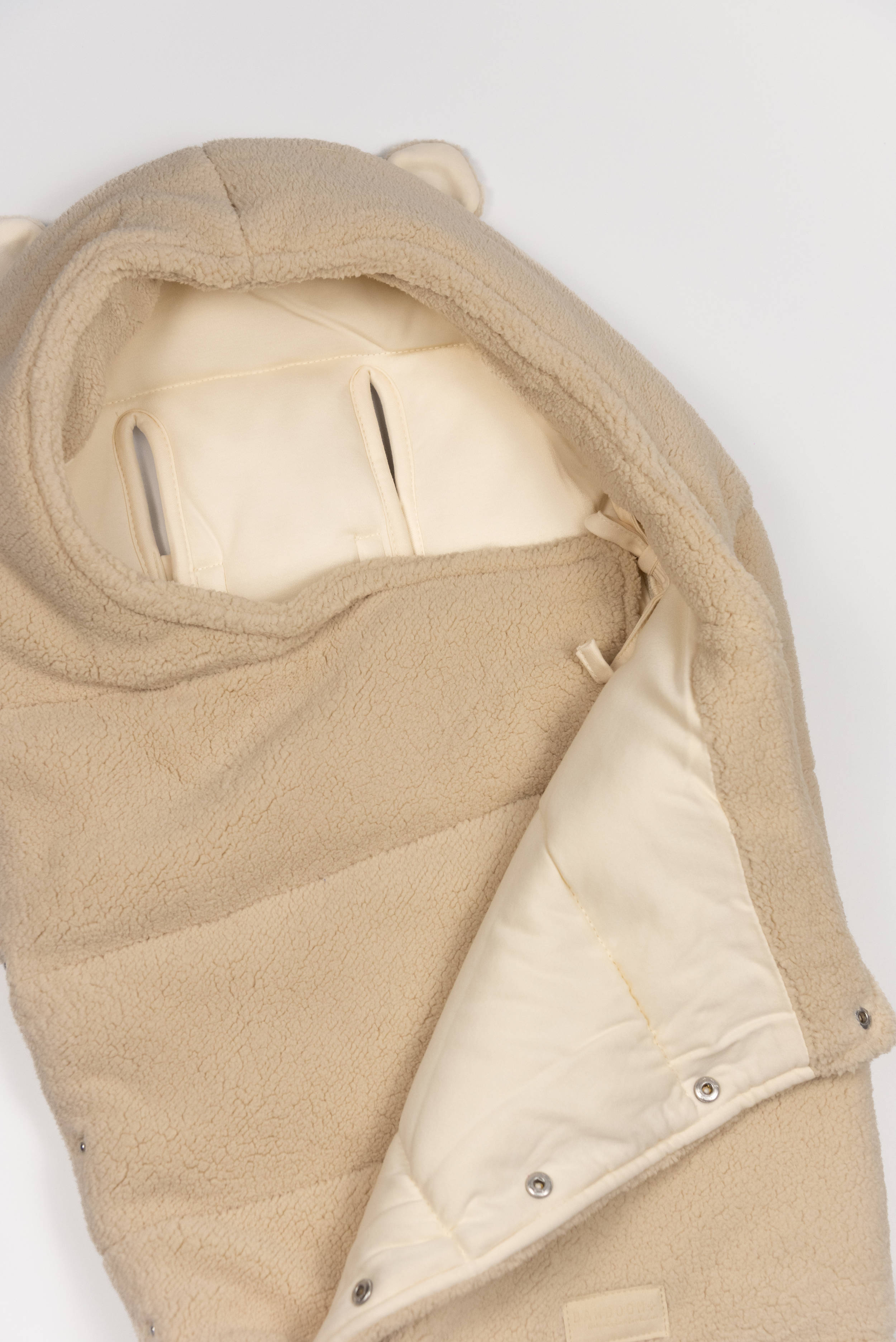 bamboom-igloo-teddy-newborn-sacco-termico-soft-sand-571 image 2