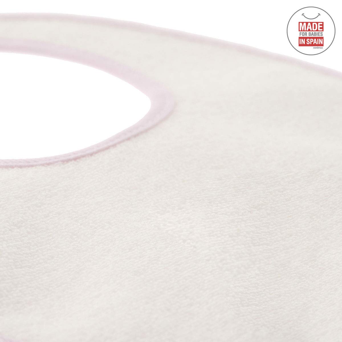 bavaglino-quadrato-con-velcro-cambrass-pio-pio-rosa-20x26-cm image 5