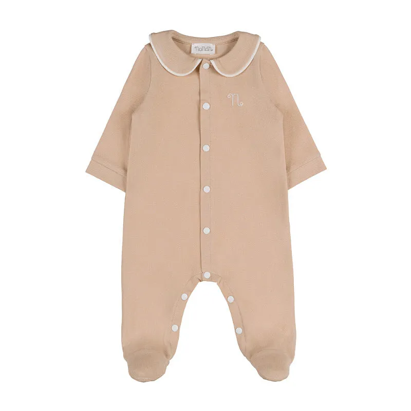 nanan-tutina-beige-in-piquet-apertura-frontale image 1
