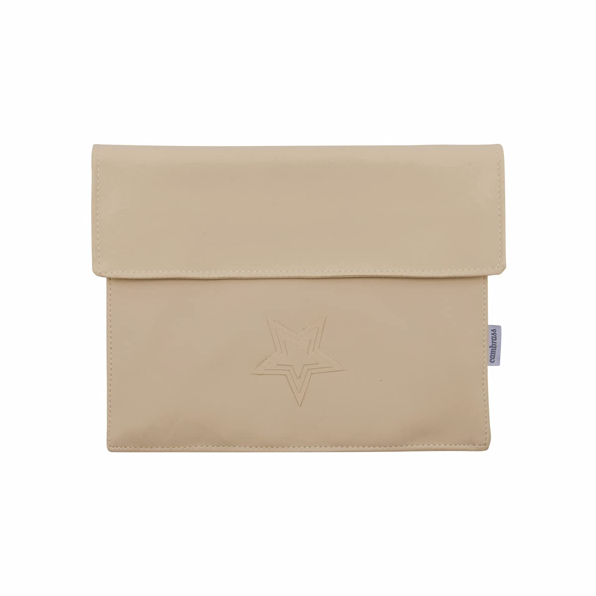 cambrass-ale-portadocumenti-neonato-3x17x25-cm-camel-opaco image 1