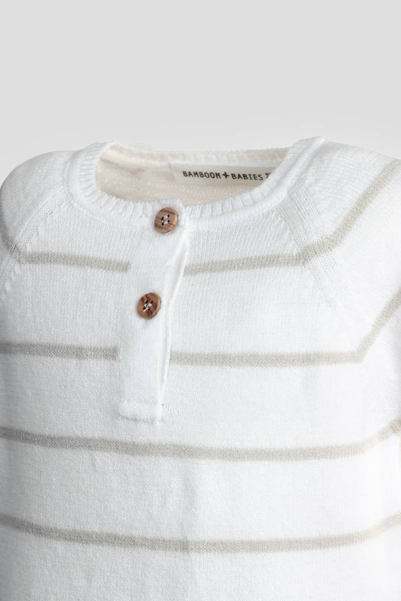 bamboom-maglia-a-righe-maniche-corte-warm-white-128 image 3