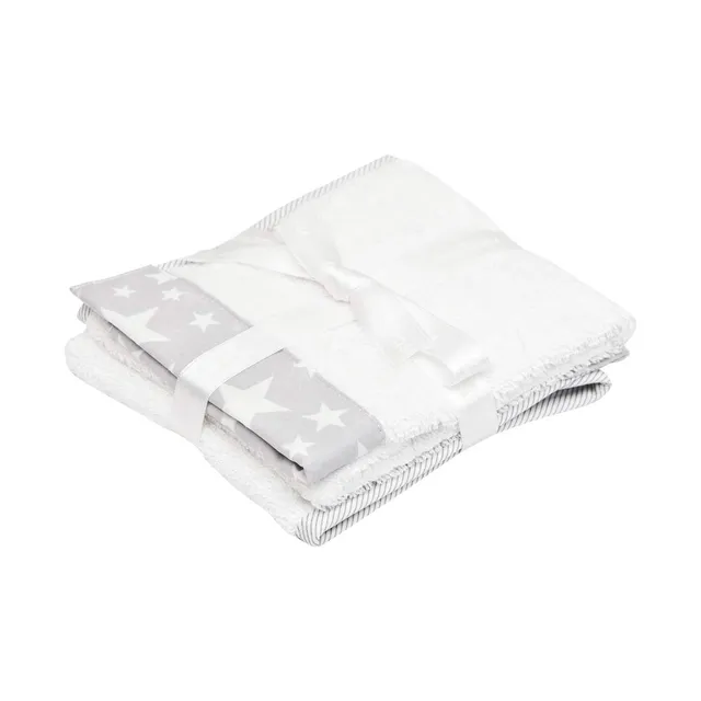 cambrass-star-set-di-2-asciugamani-25-x-35-cm-grigio image 1
