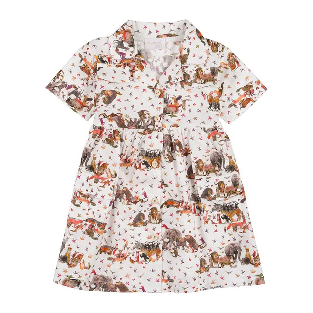 nanan-abito-con-taschine-fantasia-jungle-vestito-neonata image 1