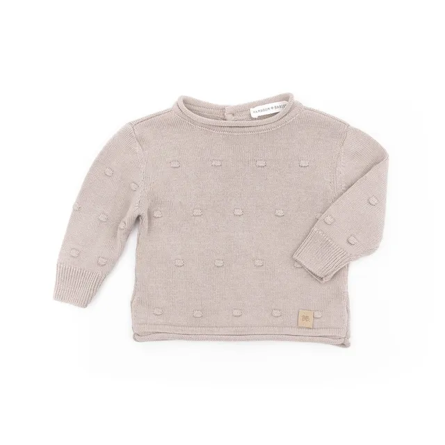 bamboom-maglia-apertura-dietro-mini-pom-pom-cammello-33 image 1