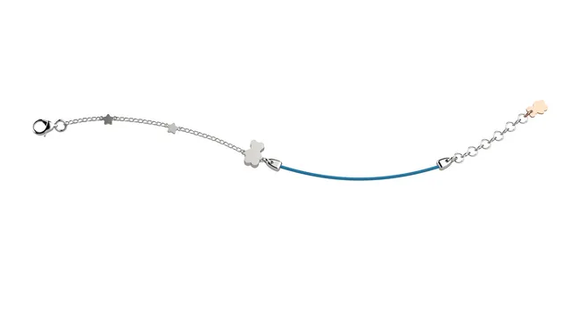 nanan-bijou-bracciale-argento-925-con-orsetto-laccio-azzurro image 1