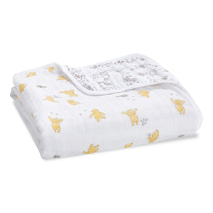 aden-anais-boutique-coperta-neonato-in-mussola-di-cotone-disney-winnie-friends image 2