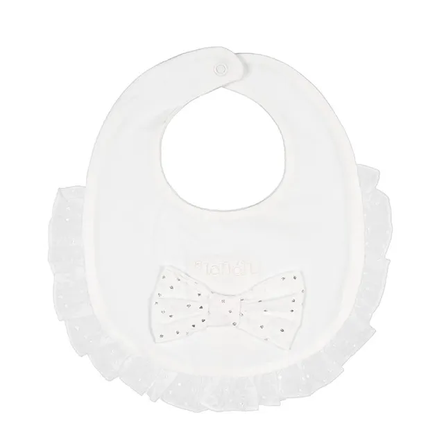 nanan-bavaglio-con-fiocco-bianco-e-fru-fru image 1