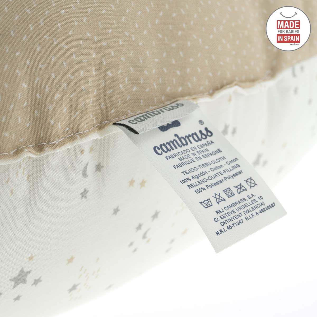 cambrass-cuscino-allattamento-small-53x45x10-cm-sky-beige-star image 6