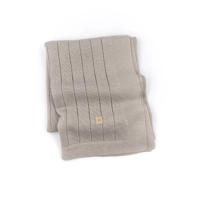 bamboom-copertina-righe-knitted-cammello-33-bamb image 1