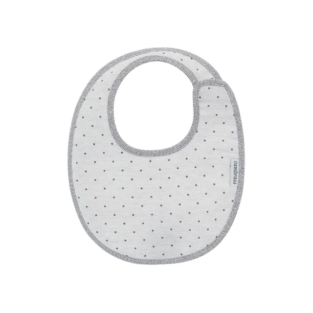 cambrass-37371-bavetta-rotonda-velcro-16x19-cm-gris-mota image 1