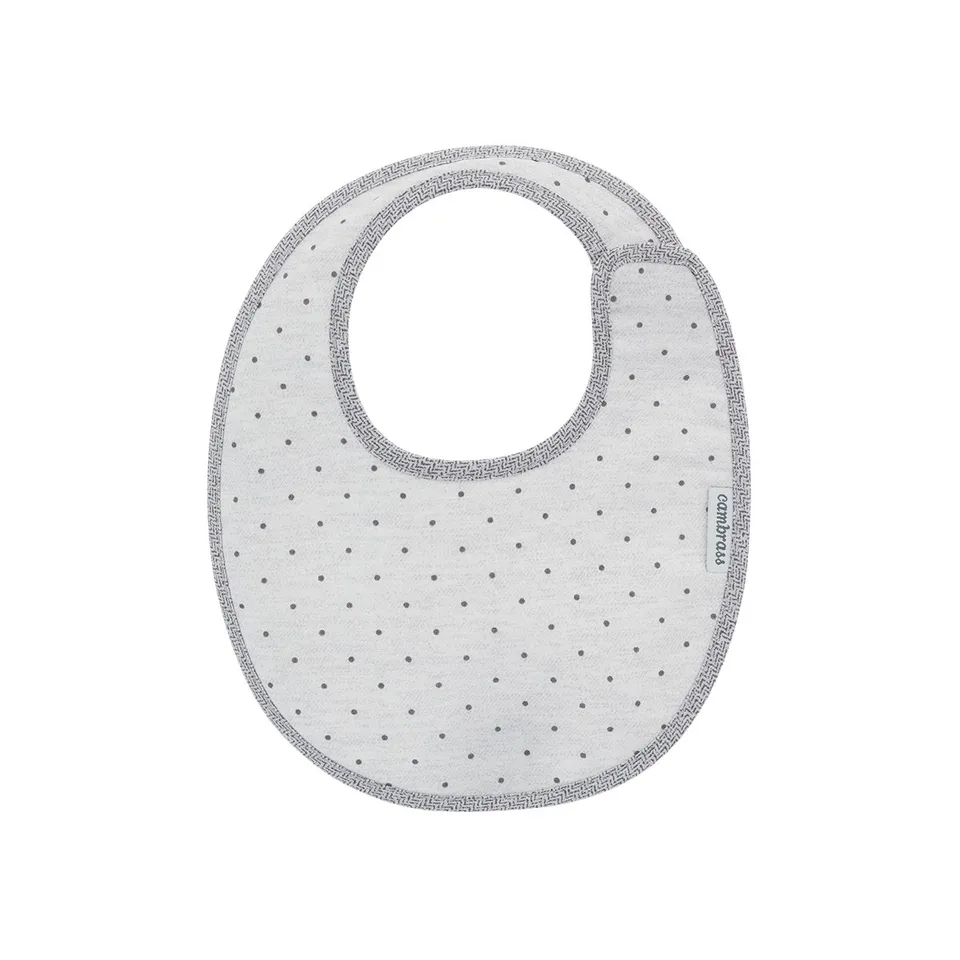 cambrass-37371-bavetta-rotonda-velcro-16x19-cm-gris-mota image 1