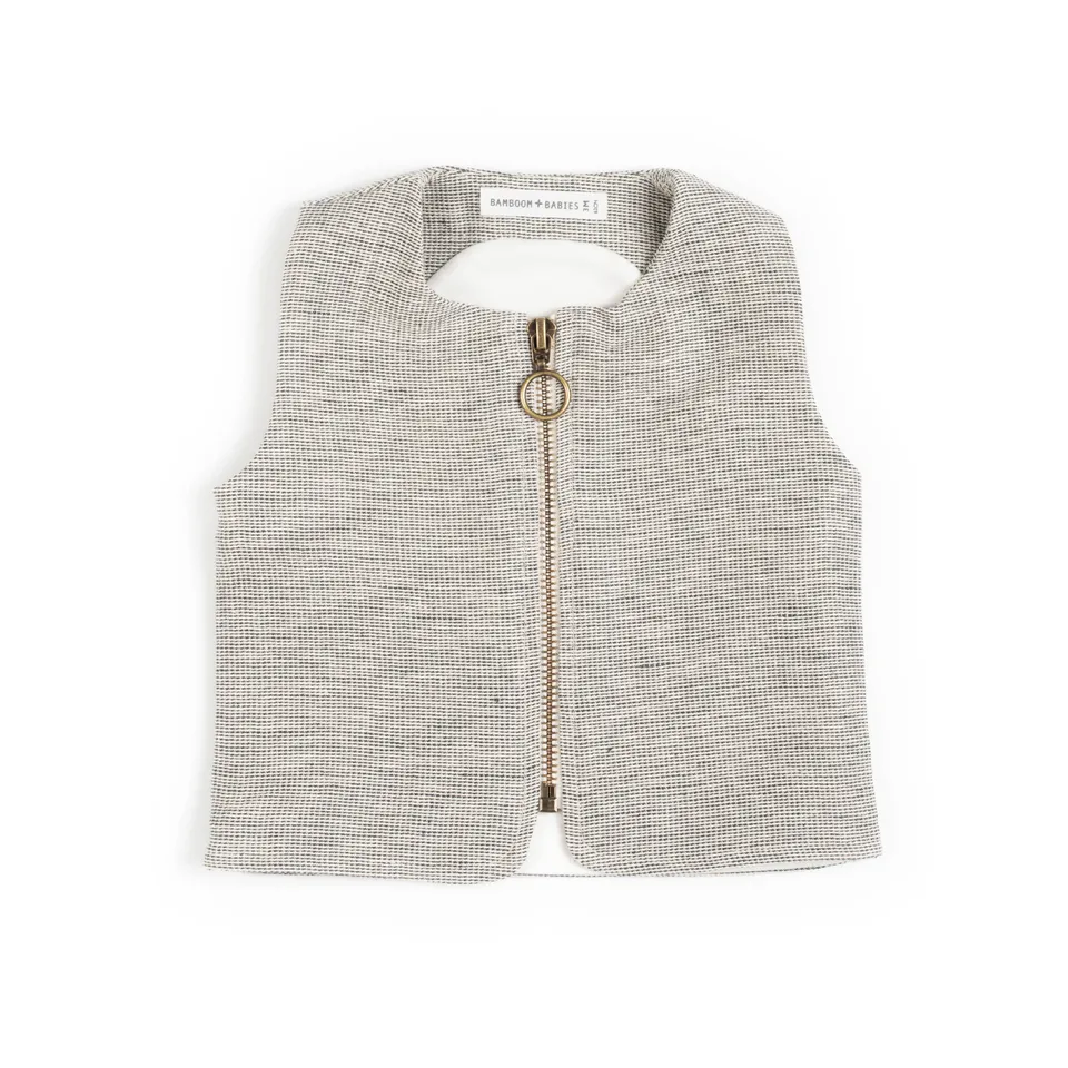 bamboom-gilet-orso-con-zip-gilet-bimbo-blu-07 image 1
