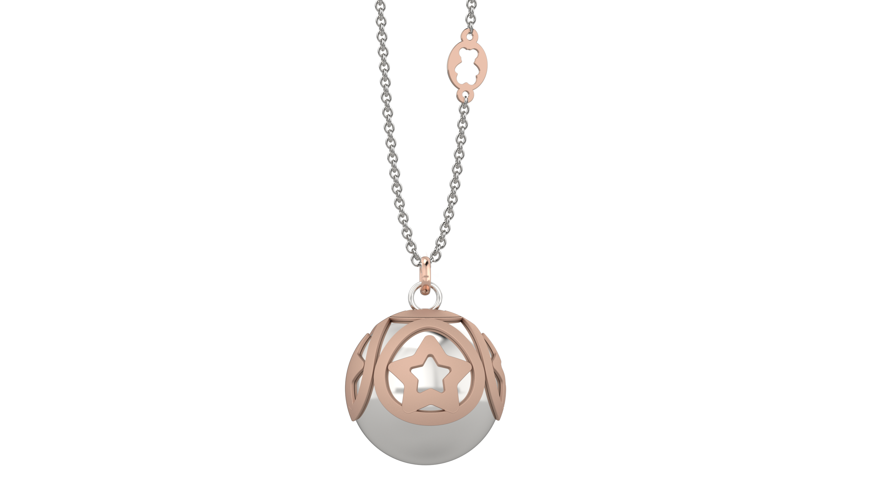 nanan-pendente-argento-925-con-ciondolo-boule-oro image 2
