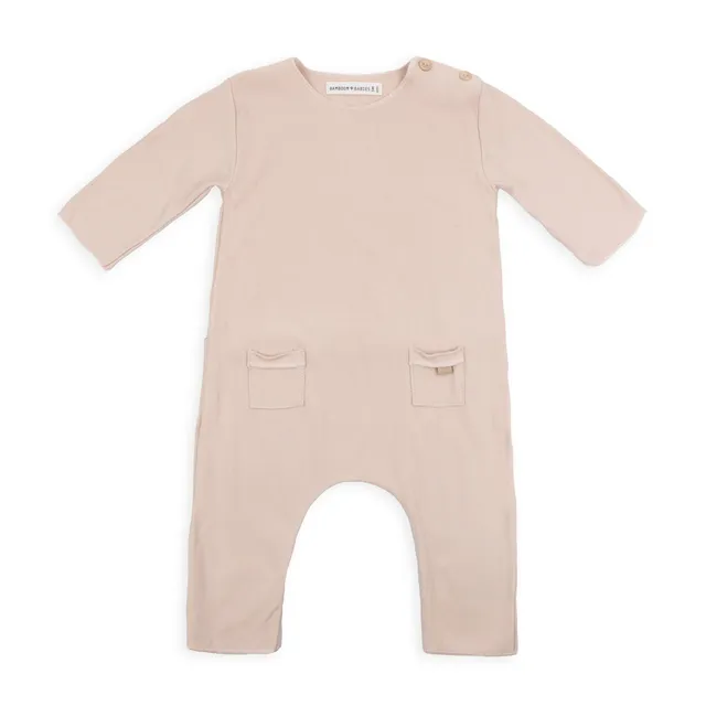 bamboom-tutina-pure-vintage-pink-341-tutina-neonata-con-piedini image 1