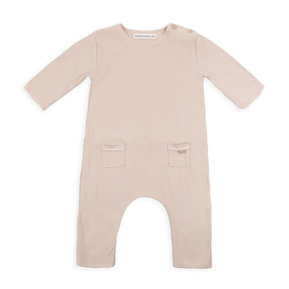 bamboom-tutina-pure-vintage-pink-341-tutina-neonata-con-piedini image 1