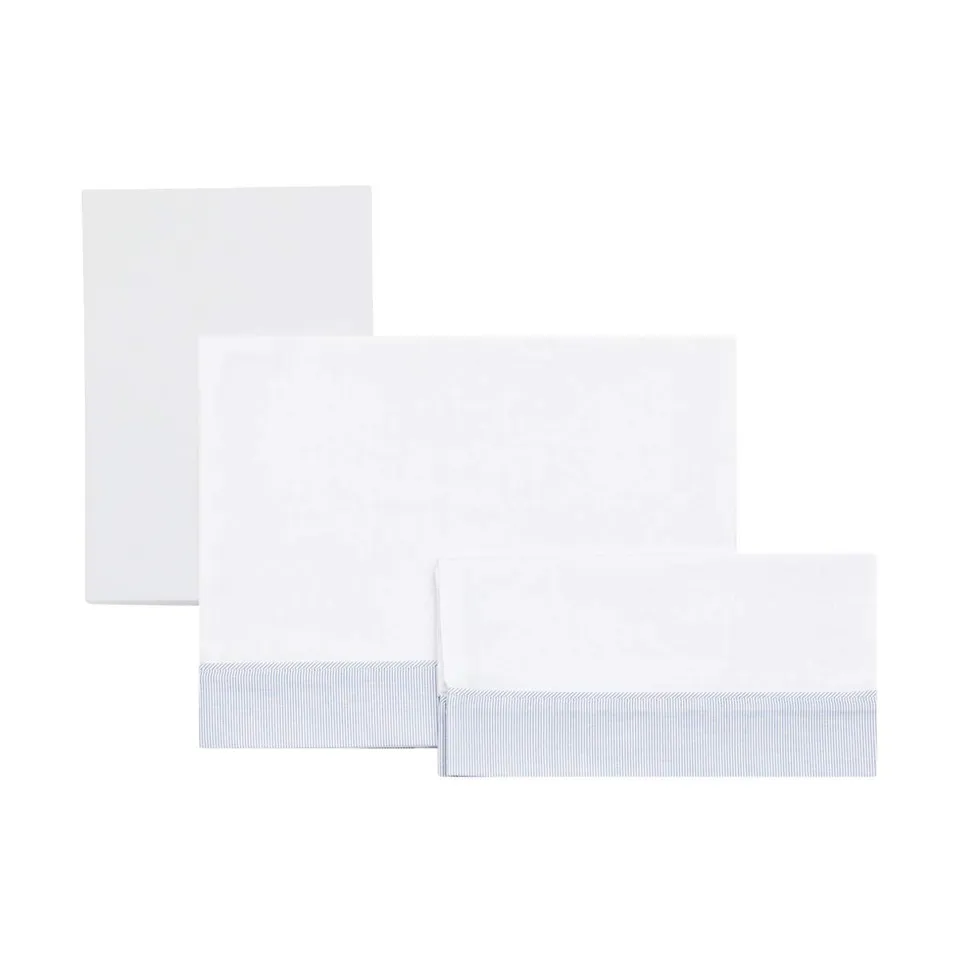 cambrass-set-lenzuola-lettino-3-pz-120x180-cm-blu-star-spagna image 1