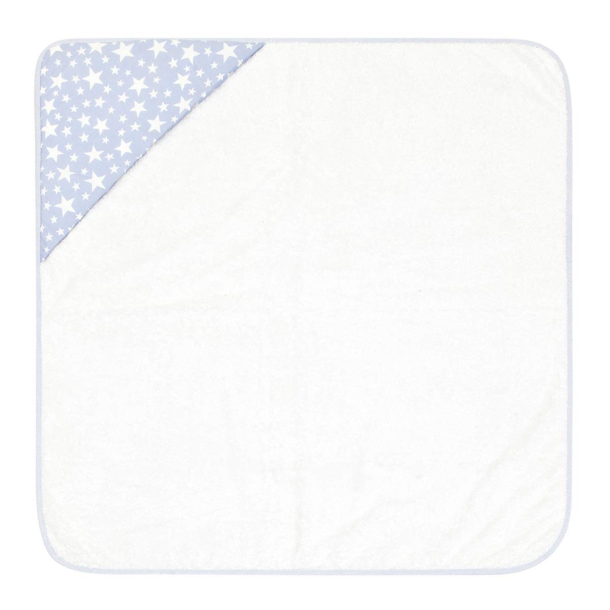cambrass-35002-accappatoio-neonato-80x80-cm-azzurro-star-in-tencel image 2