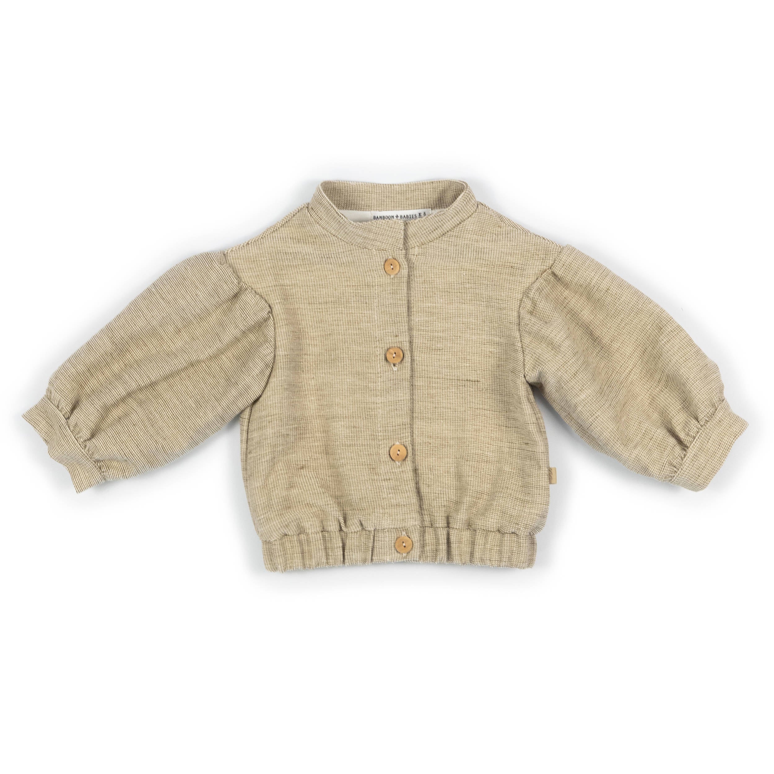 bamboom-giacca-bimba-mustard-270-cotone-e-canapa image 1