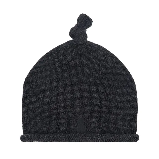 nanan-berretta-in-cashmere-con-orsetto-cappello-neonato image 1