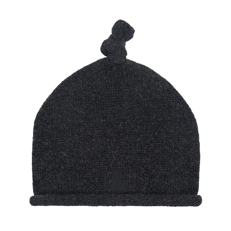 nanan-berretta-in-cashmere-con-orsetto-cappello-neonato image 1