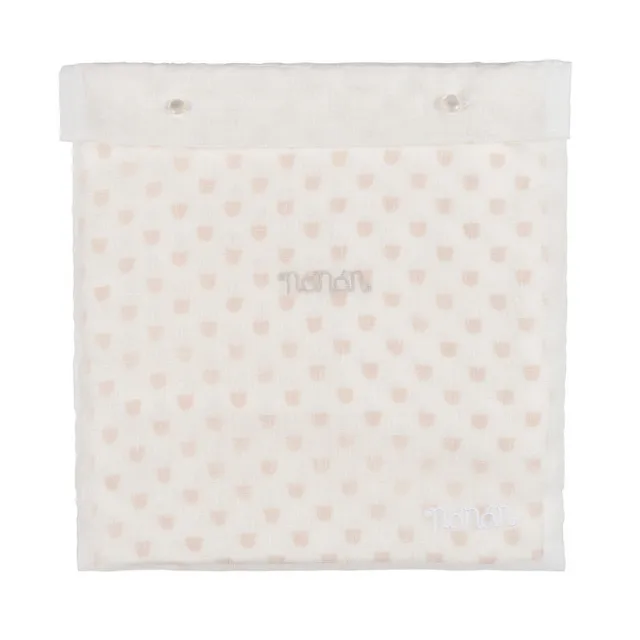 nanan-mussola-all-over-beige-120x120-cm-in-cotone-organico image 1