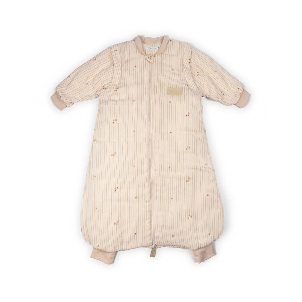 bamboom-sacco-nanna-mini-6-18m-tog-2-7-con-maniche-e-piedini-flowers-stripe-533 image 1