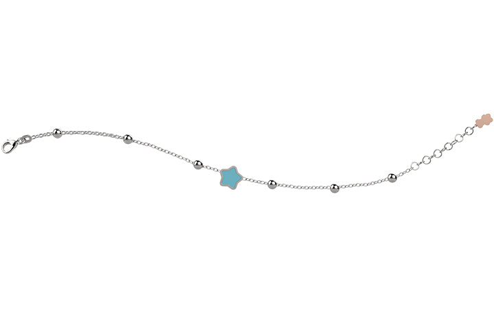 nanan-bijou-bracciale-con-stella-turchese-in-argento image 1