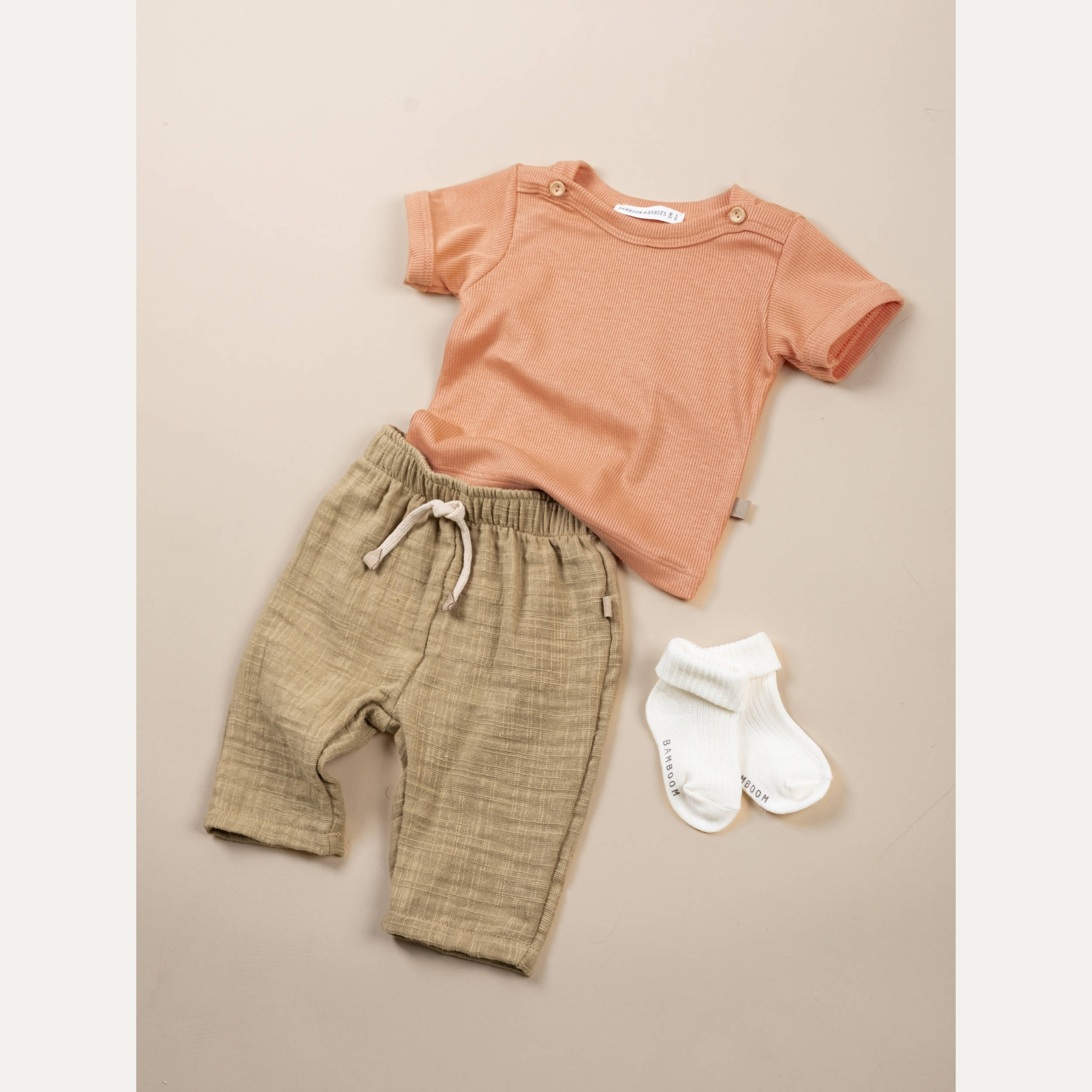 bamboom-shirt-a-costine-manica-corta-coral-276 image 2