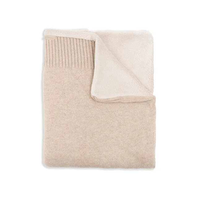 bamboom-copertina-4-stagioni-con-cashmere-lato-teddy-light-chocolate-melange-318 image 1