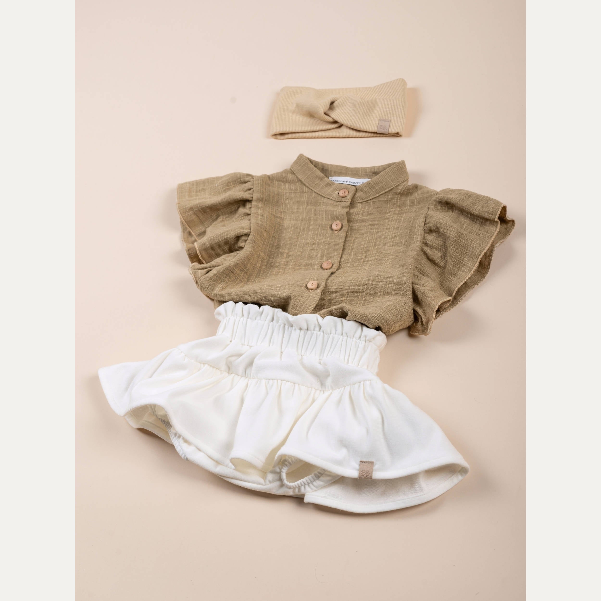 bamboom-camicia-bimba-lino-look-mustard-270 image 2