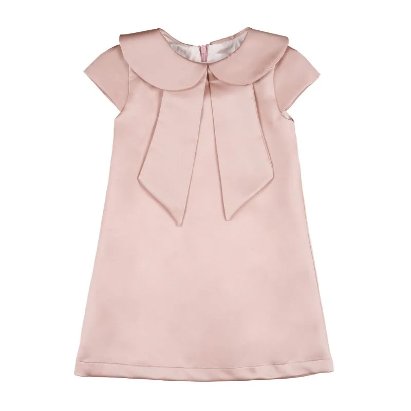 nanan-abito-con-colletto-a-fiocco-e-zip-posteriore image 1