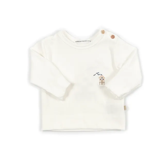 bamboom-maglia-manica-lunga-ricamo-surf-house-offwhite-111 image 1