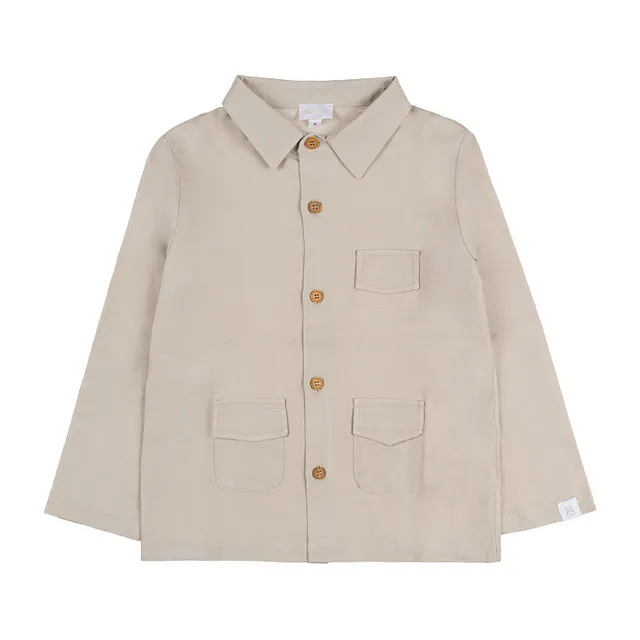 nanan-giacca-camicia-bimba-con-abbottonatura-e-tasche image 1