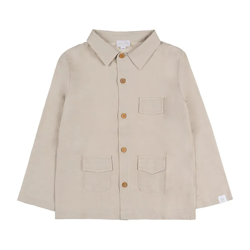 nanan-giacca-camicia-bimba-con-abbottonatura-e-tasche image 1