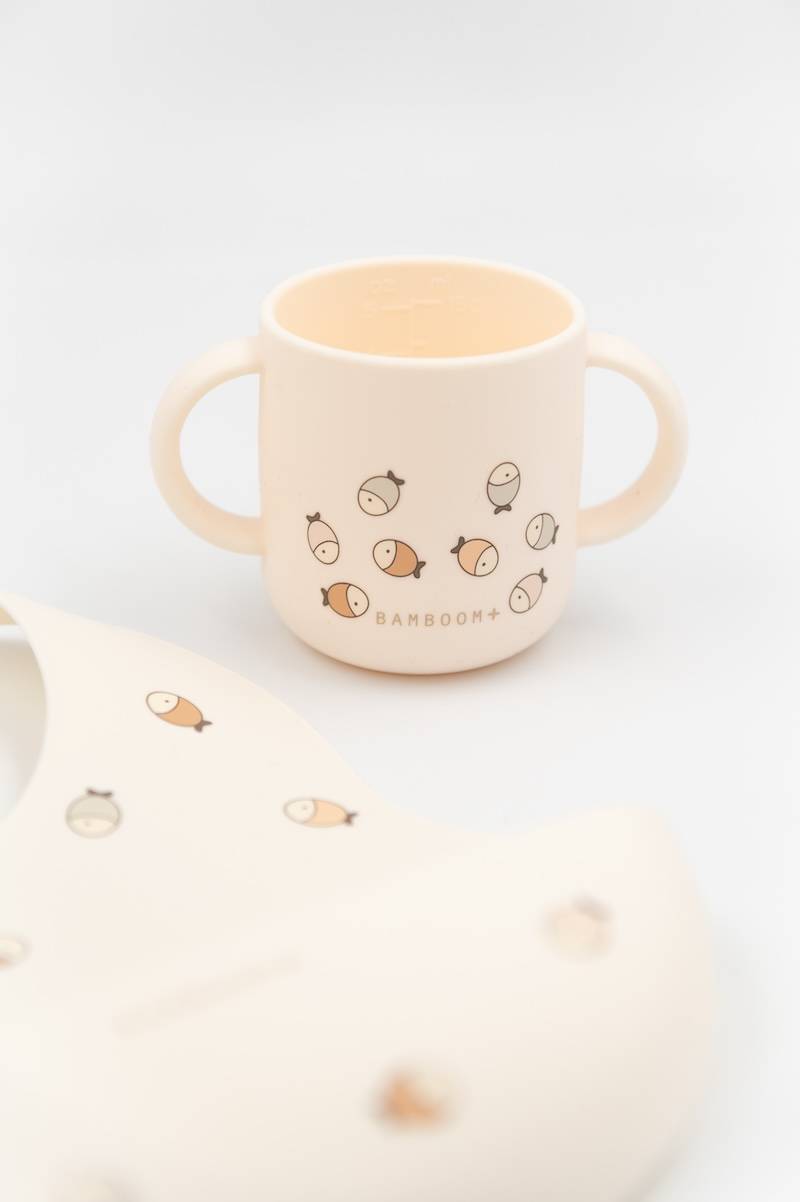 bamboom-set-pappa-bavaglino-silicone-tazza-fishes-242 image 3