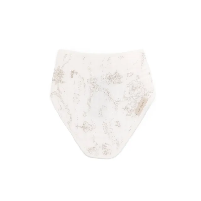 bamboom-bavaglino-triangolare-mussola-nuvola-boomy-s-world-oyster-grey-119 image 1