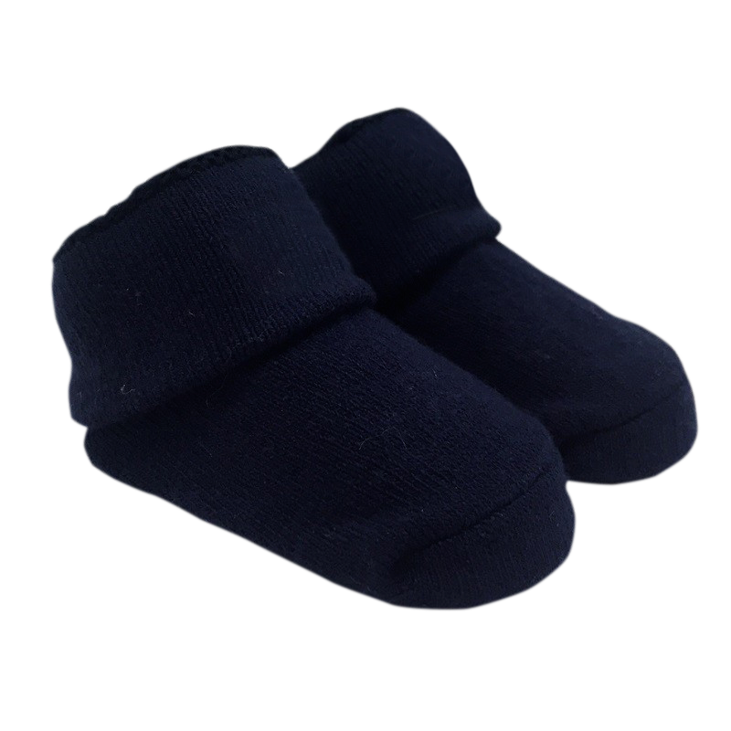 nanan-calzini-tinta-unita-blu-in-cotone-neonato image 2
