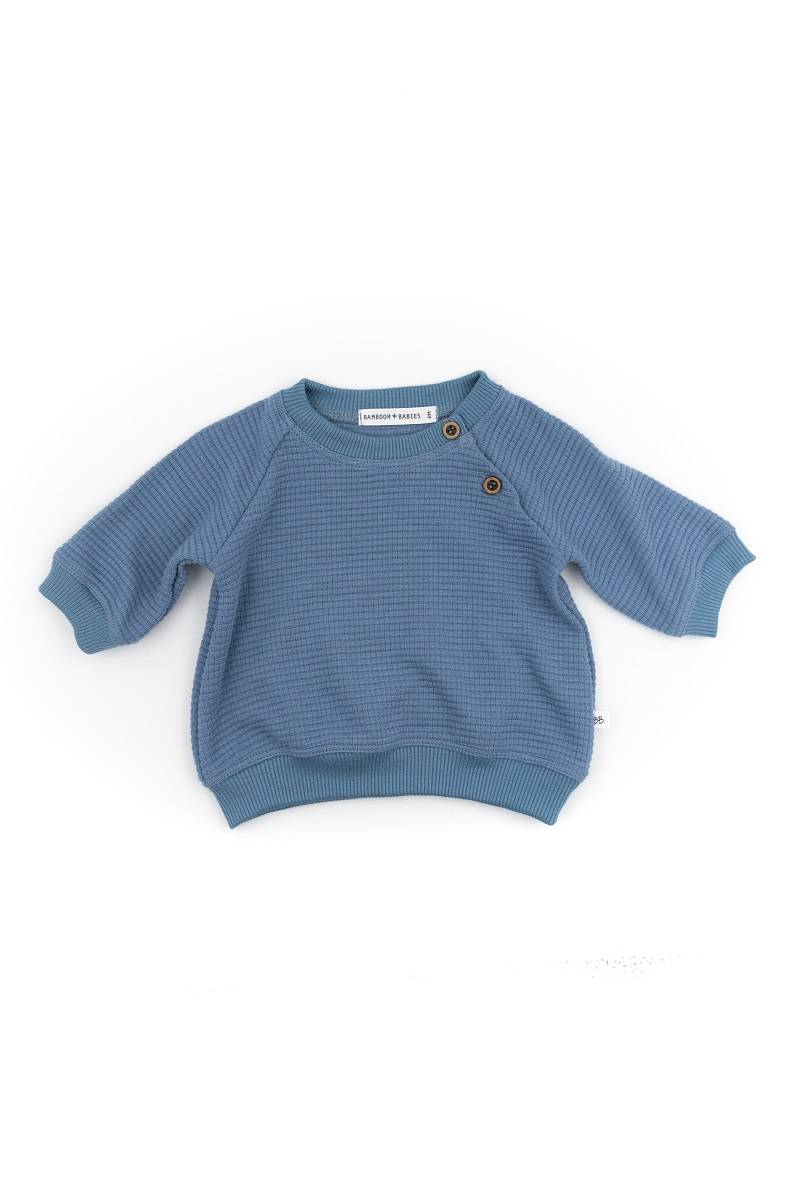 bamboom-maglia-nido-d-ape-blu-086 image 1