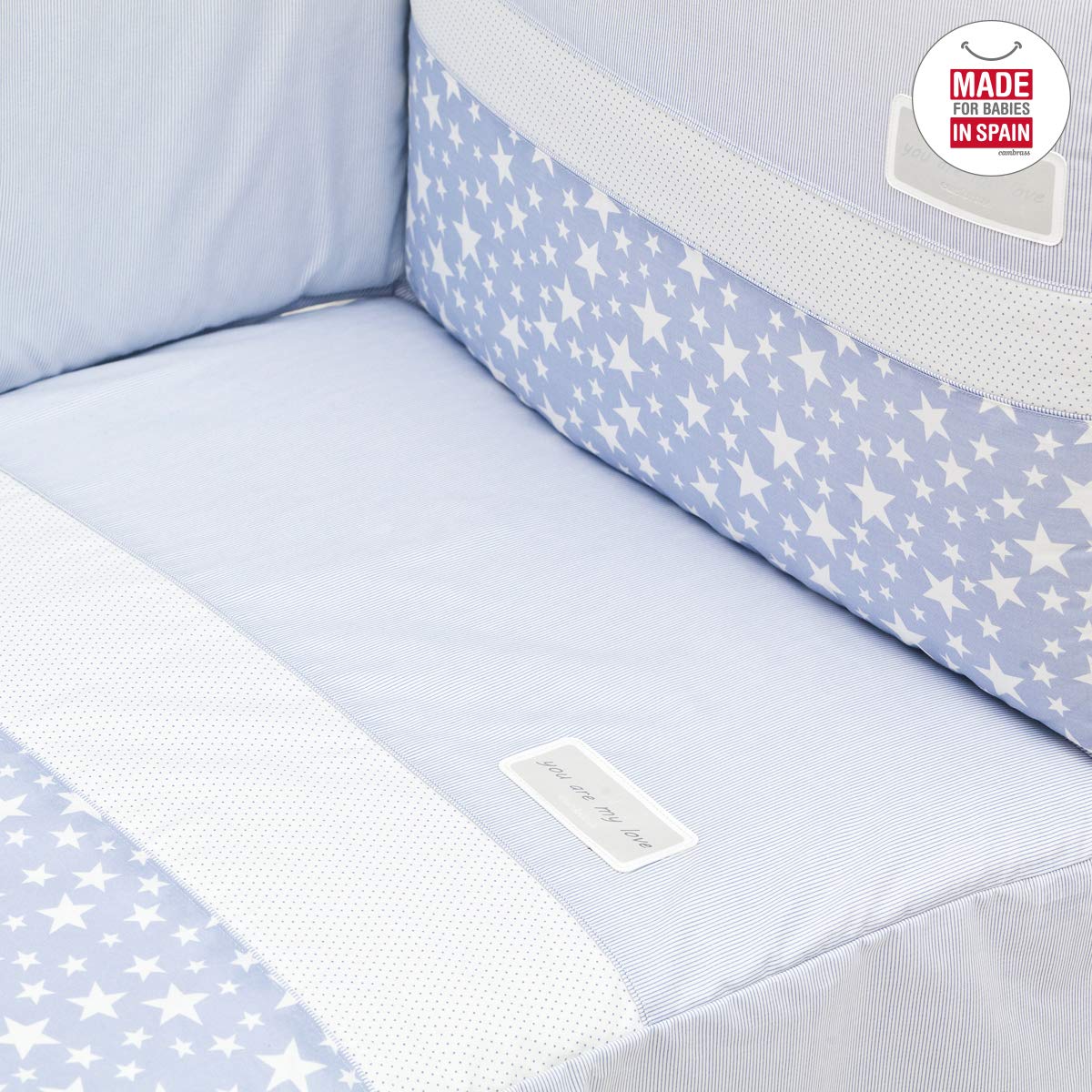 cambrass-piumone-sfoderabile-star-azzurro-70x140-cm image 2