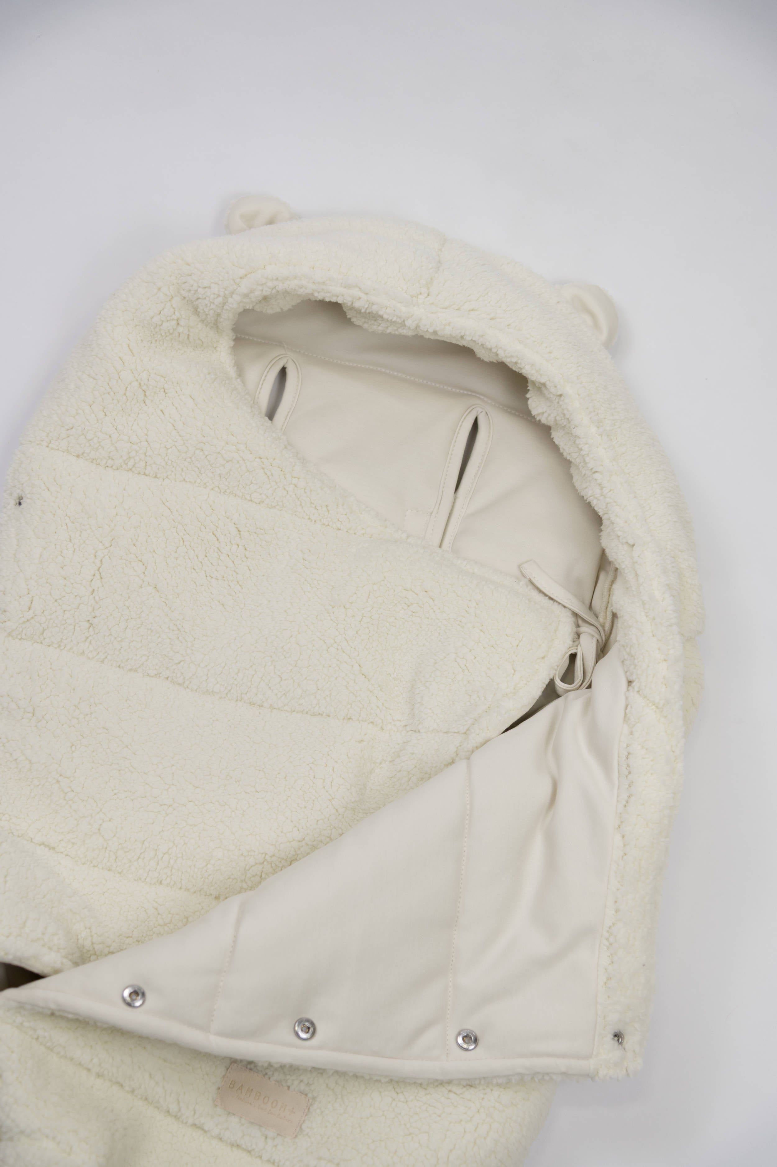 bamboom-igloo-teddy-newborn-sacco-termico-warm-white-345 image 3