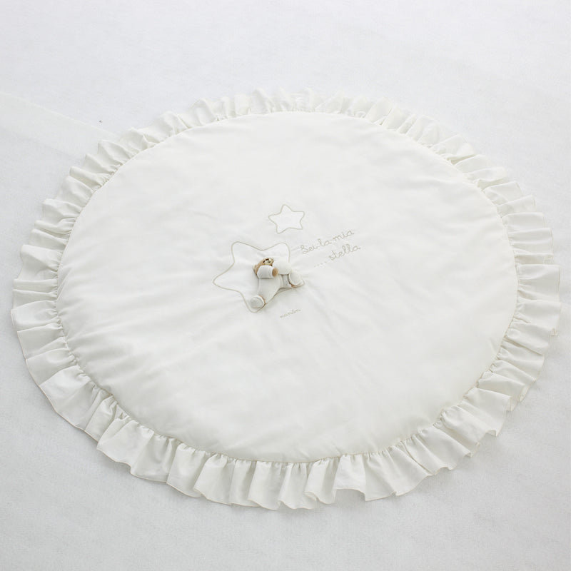 nanan-tappeto-bianco-tato-100-cm-con-stelle image 1
