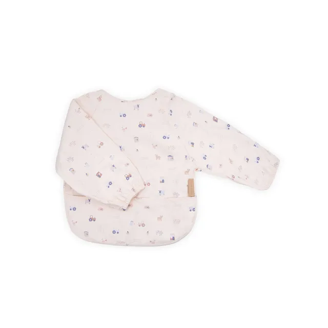 bamboom-bib-impermeabile-con-maniche-the-farm-133-con-tasca image 1