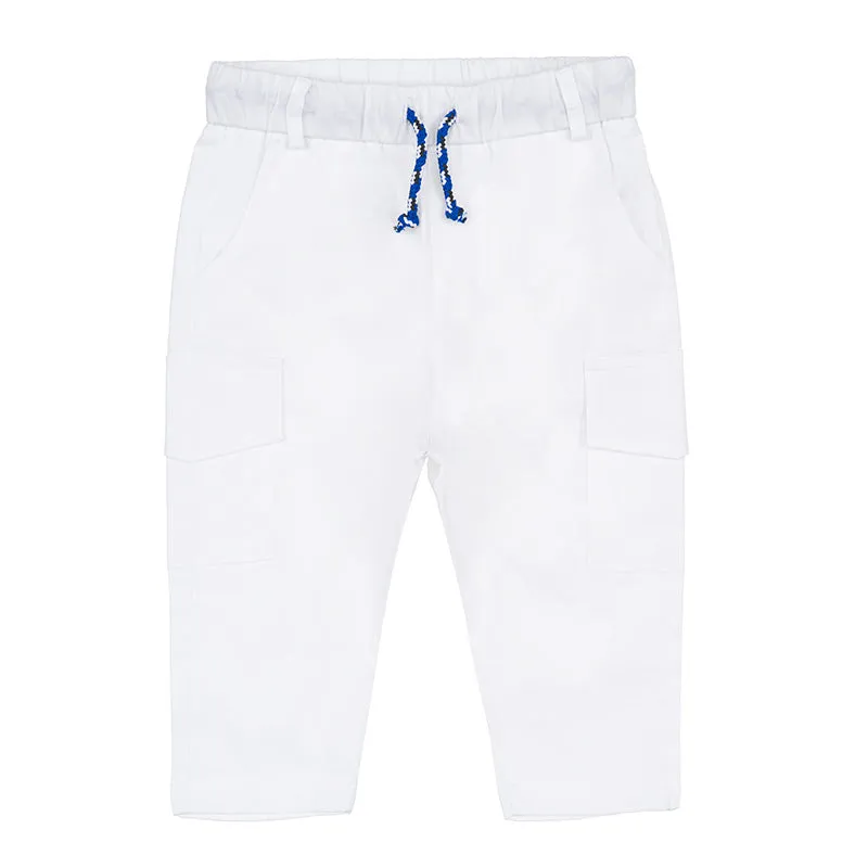 nanan-pantalone-cargo-bianco-royal-neonato image 1