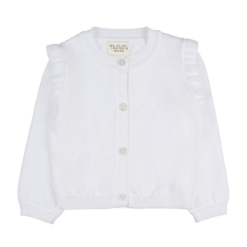 nanan-cardigan-bianco-in-filo-con-frappe image 3