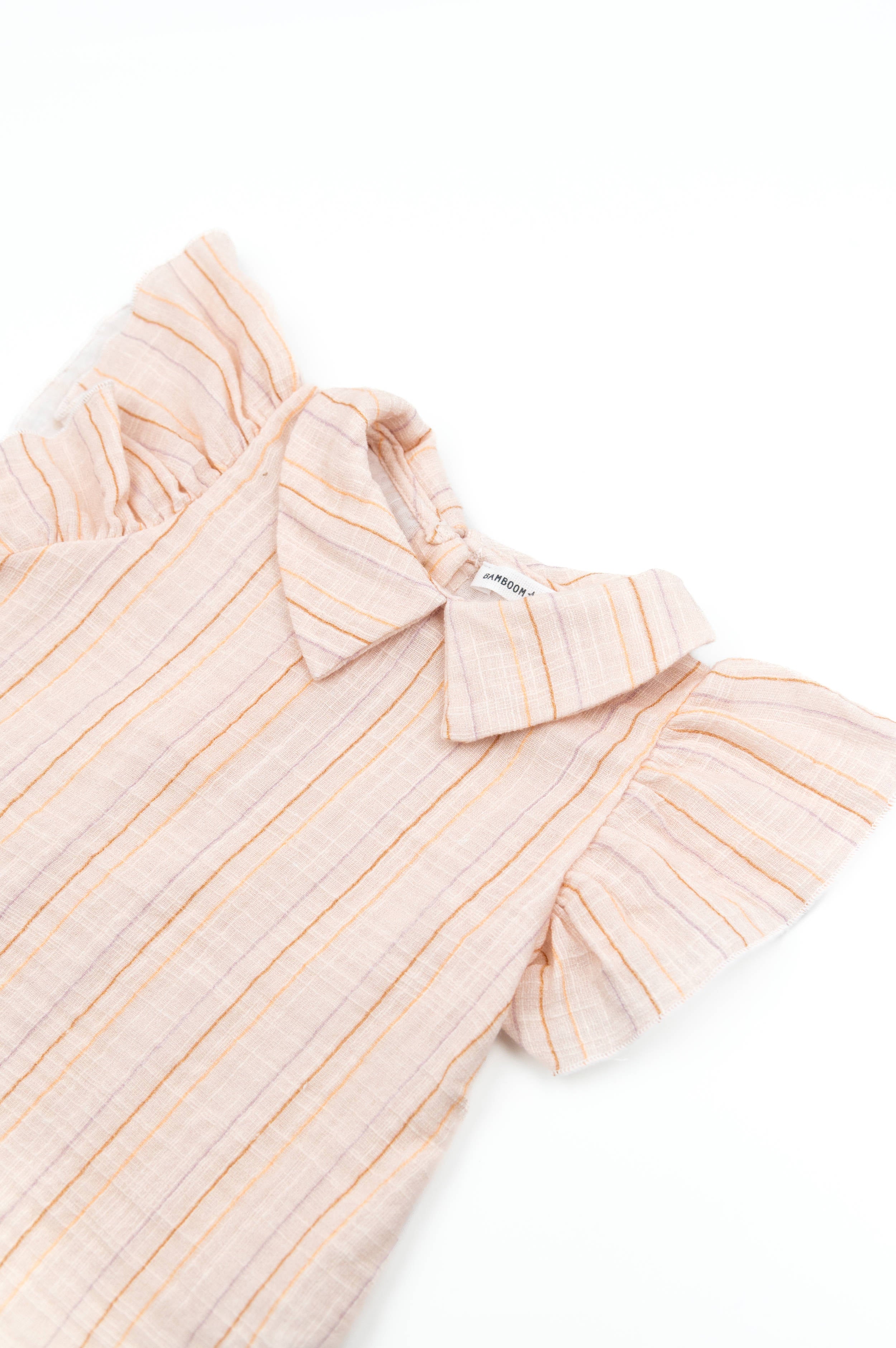 bamboom-vestito-in-lino-look-stripe-pink-277 image 2