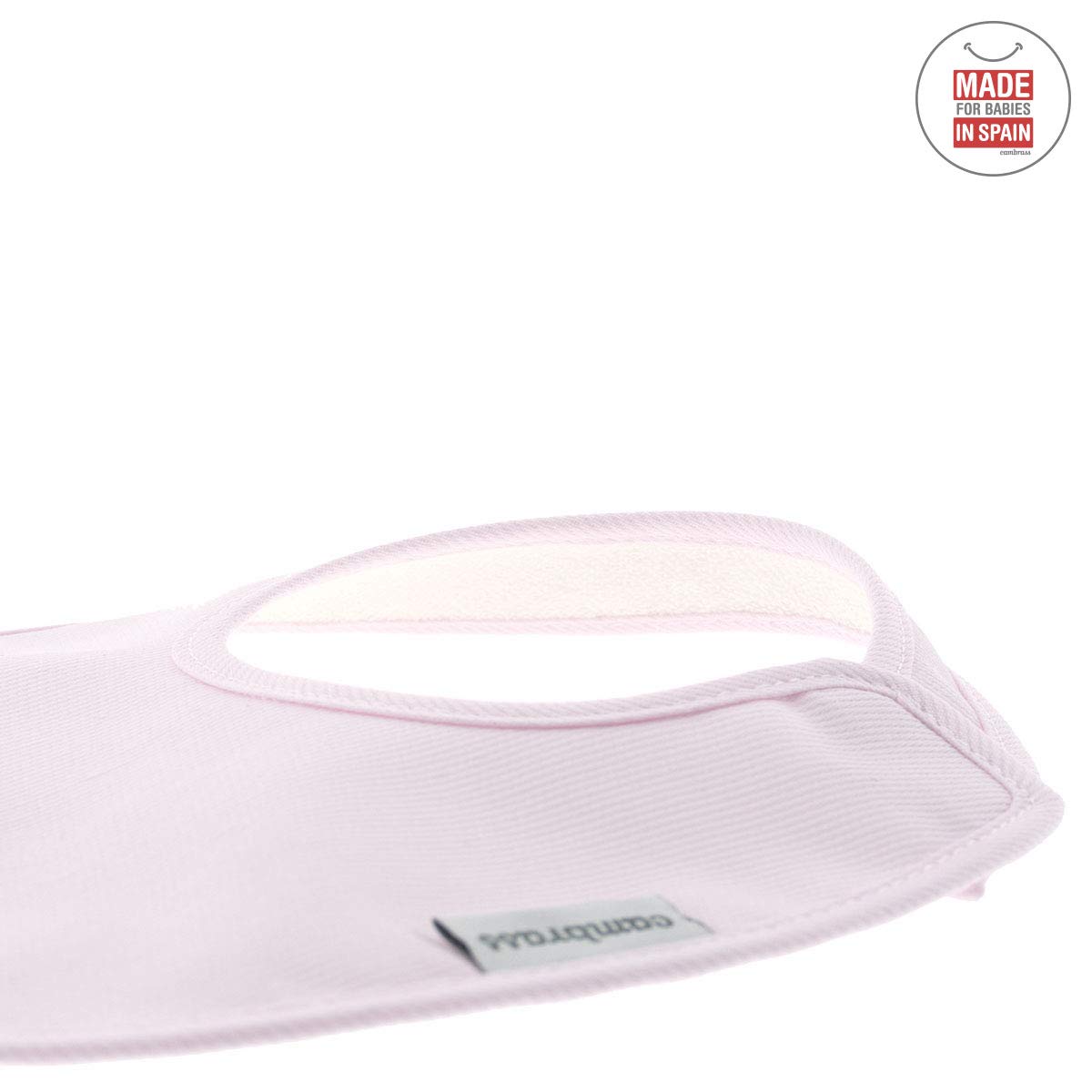 cambrass-bavetta-rotonda-velcro-pio-pio-pink-16x19-cm image 4