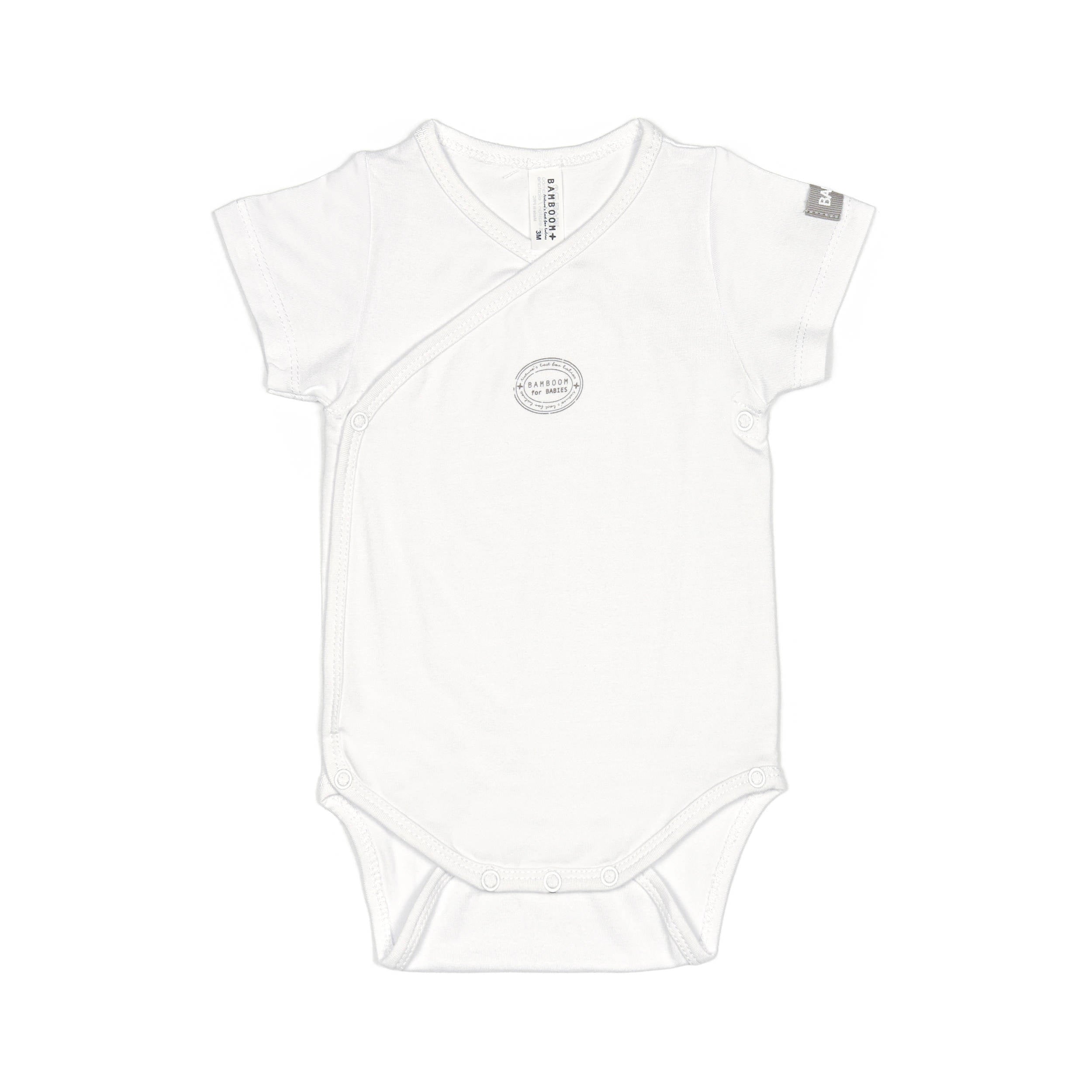 bamboom-body-bambino-maniche-corte-bianco image 1