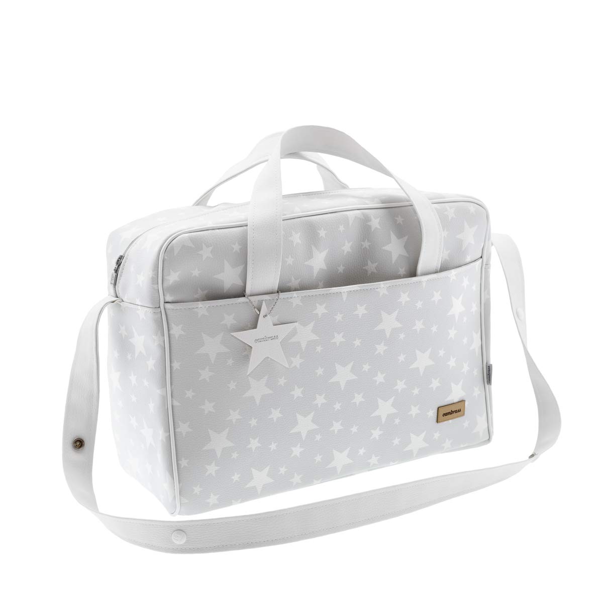 cambrass-39464-borsa-maternit-valigetta-toile-grigio-44x33x20-cm image 2